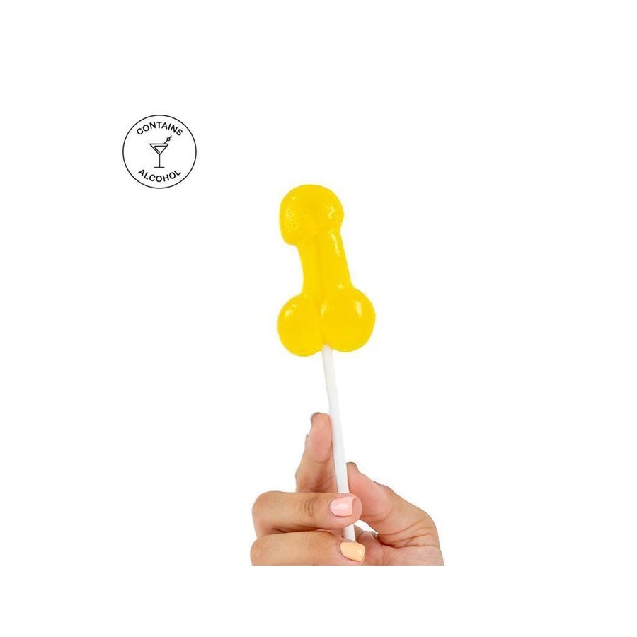 Secretplay - piruleta pene gominola con alcohol piña colada
