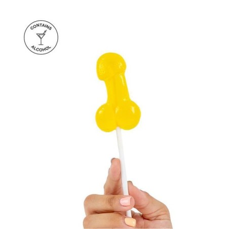 Secretplay - piruleta pene gominola con alcohol piña colada