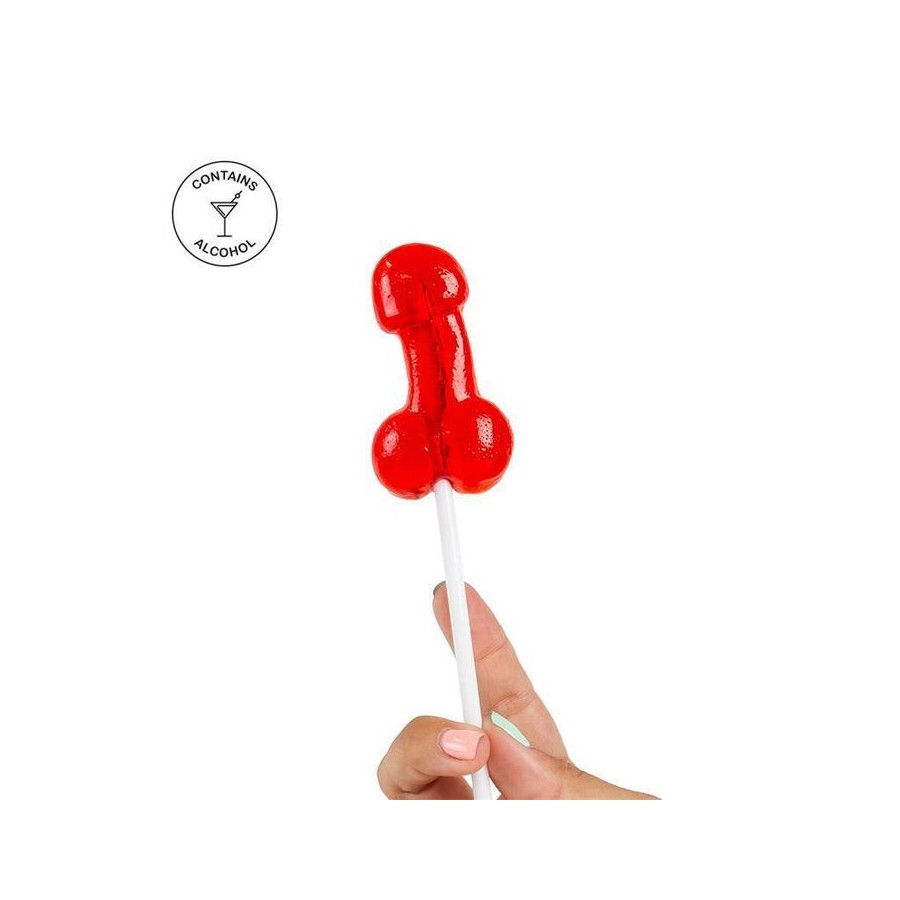 Secretplay - piruleta pene gominola con alcohol daiquiri de fresa