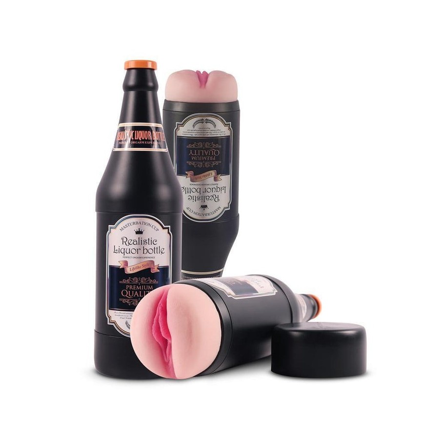 Masturbador masculino vagina sonya botella cerveza