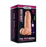 Vibrador realista control remoto red eagle 17 cm