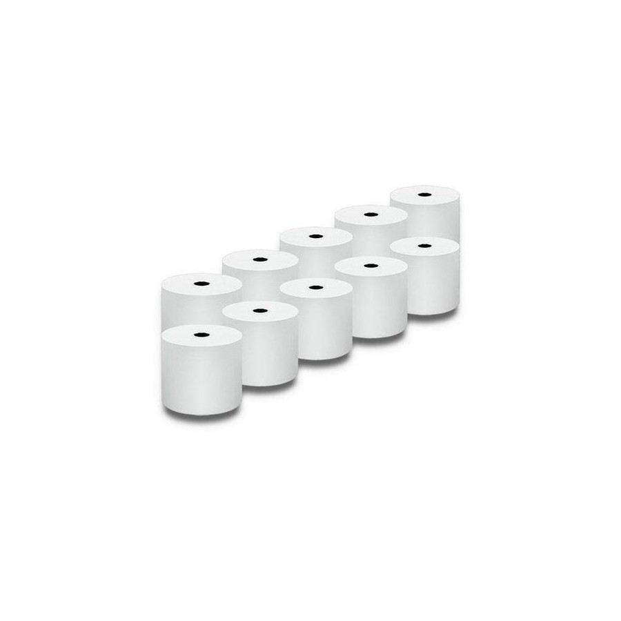 Qoltec 51897 rollo térmico 57 x 40 55g/m2 10 uds. sin bpa
