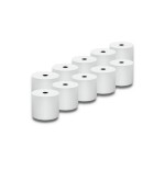 Qoltec 51897 rollo térmico 57 x 40 55g/m2 10 uds. sin bpa