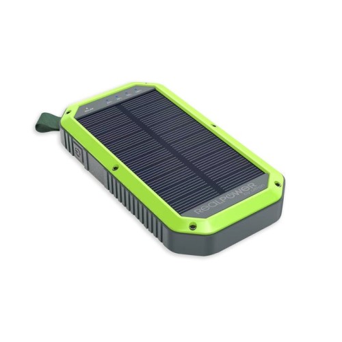 Realpower powerbank pb-10000 solar negro 10.000mah