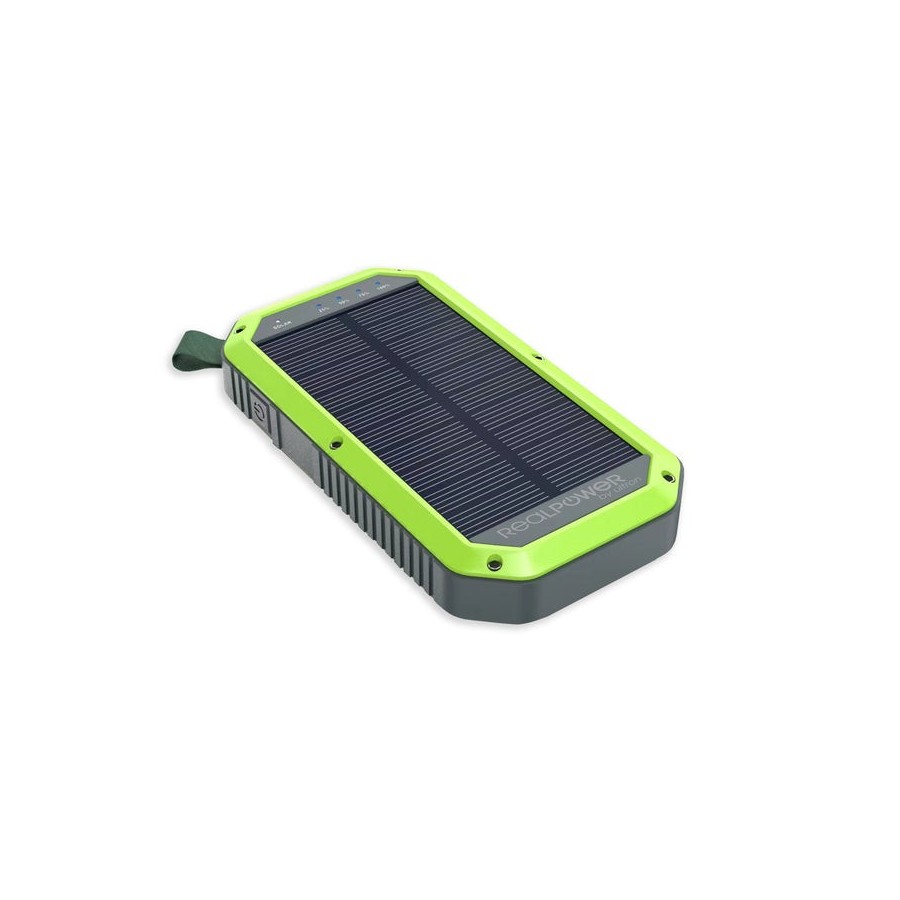 Realpower powerbank pb-10000 solar negro 10.000mah