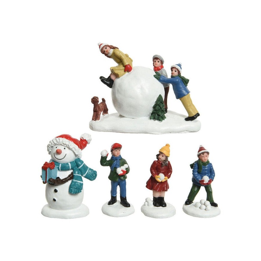 Pack 5 figuras poliresina modelos varios