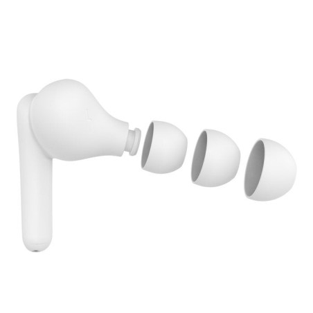 Auricular intrauditivo bluetooth belkin auc012btwh true wireless soundform rythm blanco