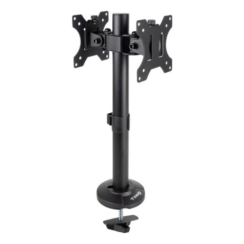 Soporte mesa 2 pantallas gira incli 17-32 negro
