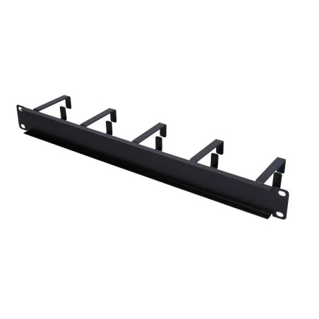 Extralink organizador de cable 1u, negro