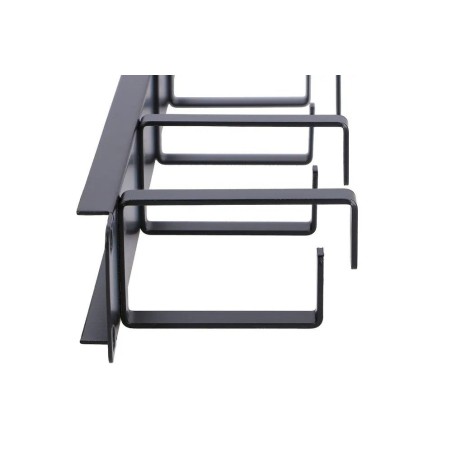 Extralink organizador de cable 1u, negro