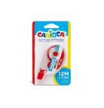 Carioca tape 12m corrector de cinta - cubriente - se puede volver a escribir enseguida - ideal para cualquier tipo de