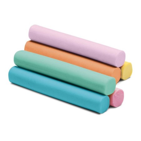 Carioca pack de 6 plastilinas colores pastel - facil de usar - no se seca - reutilizable - colores brillantes y