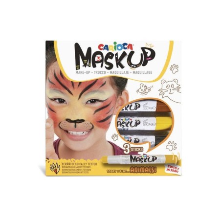 Carioca colori pelle pack de 3 colores para la piel en barra - colores brillantes - lavables - base agua - incluye dos