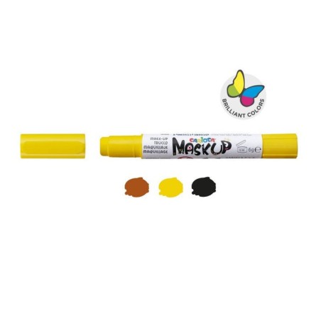 Carioca colori pelle pack de 3 colores para la piel en barra - colores brillantes - lavables - base agua - incluye dos