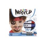 Carioca mask up pack de 3 colores para la piel en barra carnival - colores brillantes - lavables - base agua - incluye