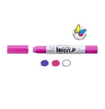 Carioca mask up pack de 3 colores para la piel princess - colores brillantes - lavables - base agua - incluye dos