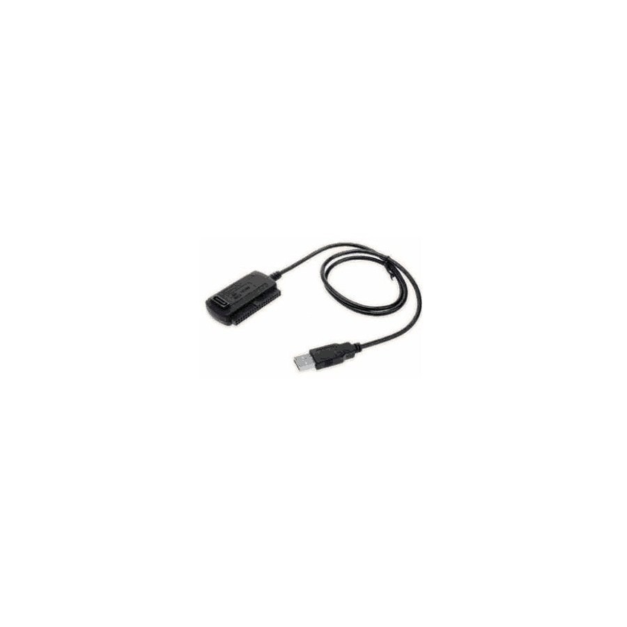 Approx cable adaptador usb 2.0 a ide sata appc08 soporta 2xhdd negro