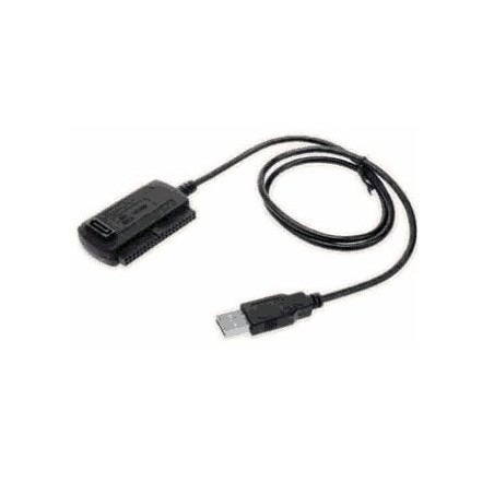 Approx cable adaptador usb 2.0 a ide sata appc08 soporta 2xhdd negro