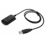 Approx cable adaptador usb 2.0 a ide sata appc08 soporta 2xhdd negro