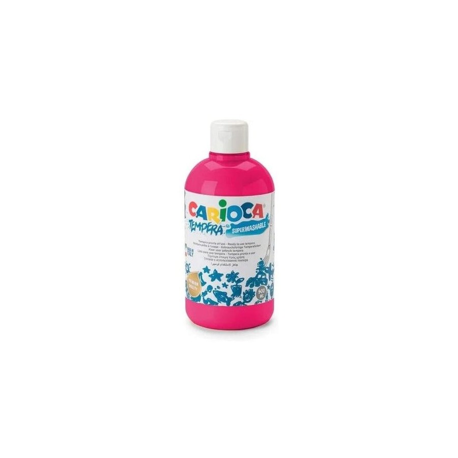 Carioca botella tempera - colores superlavables - faciles de mezclar - alta opacidad - aplicable en materiales porosos