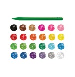 Carioca pack de 24 plasticeras extra limpias - no dejan color en las manos - duran tres veces mas - colores brillantes