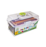 Carioca tita pack de 120 lapices de resina - cuerpo hexagonal - colores brillantes y lavables - escritura blanda - mina