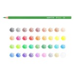 Carioca tita pack de 120 lapices de resina - cuerpo hexagonal - colores brillantes y lavables - escritura blanda - mina