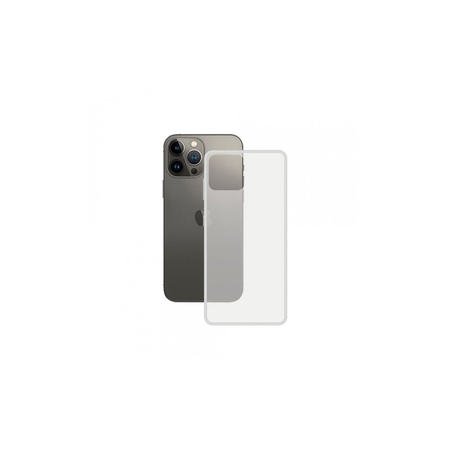 Funda ksix trasera flexible transparente  iphone 14 pro