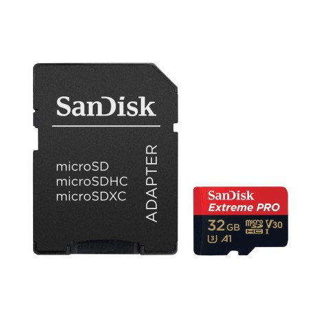 Sandisk microsdhc 32gb extreme pro + adaptador 95mb clase 10