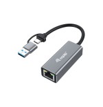Equip adaptador usb-c - rj45 10 100 1000 2500 mbps + usb-a