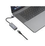 Equip adaptador usb-c - rj45 10 100 1000 2500 mbps + usb-a
