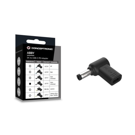 Conceptronic adaptador usb-c - dc, asus 5.5x2.5mm 18-20v sw