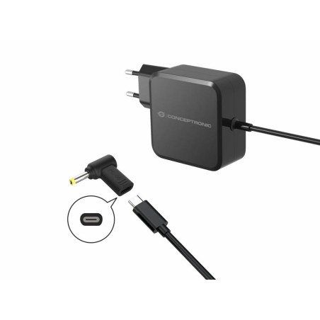 Conceptronic adaptador usb-c - dc, toshiba 4.0x1.7mm 18-20v