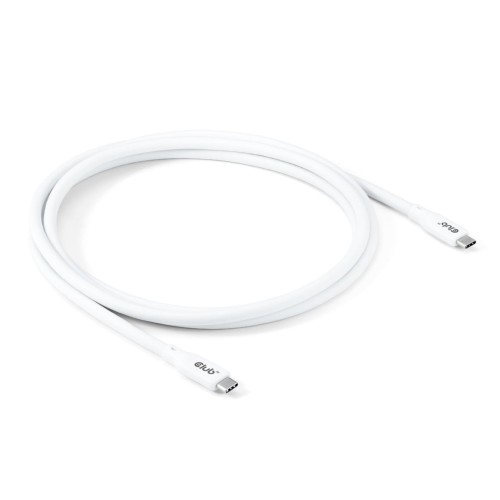 Cable  club3d usb c blanco