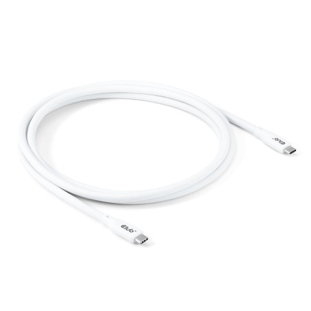 Cable  club3d usb c blanco
