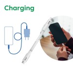 Cable  club3d usb c blanco