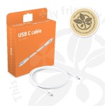 Cable  club3d usb c blanco