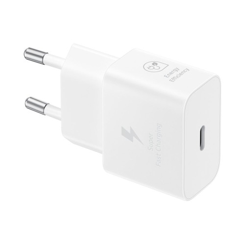 Cargador samsung usb-c 25w gan blanco sin cable ep-t2510nwegww