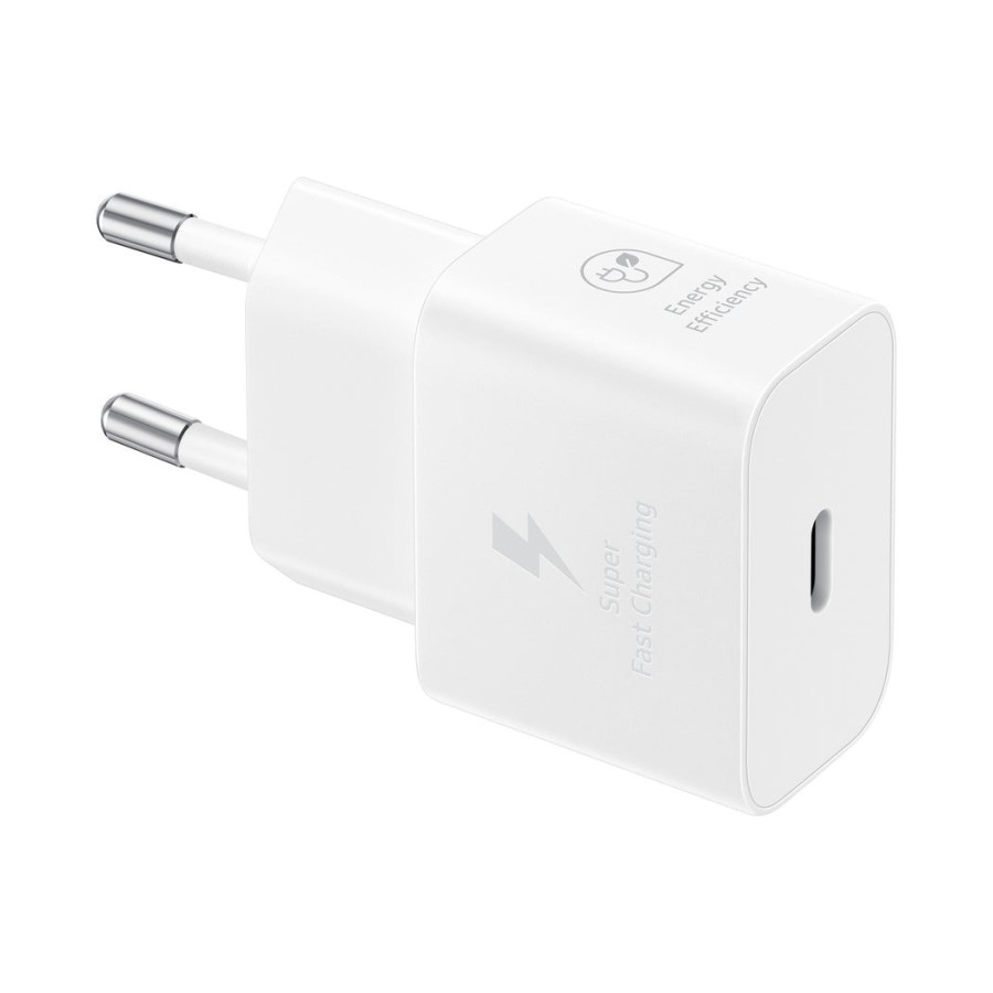 Cargador samsung usb-c 25w gan blanco sin cable ep-t2510nwegww