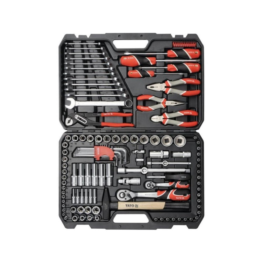 Juego de herramientas yato yt-38901  xxl 1/4-1/2" 122 elementos
