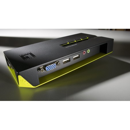 Level one conmutador automatico  sobremesa  v/t/m 1a4 cpus usb con audio cables incluidos