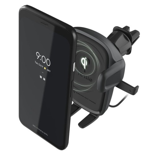 Cargador  iottie easy one touch 2 smartphone negro usb inalámbrico carga rápida auto