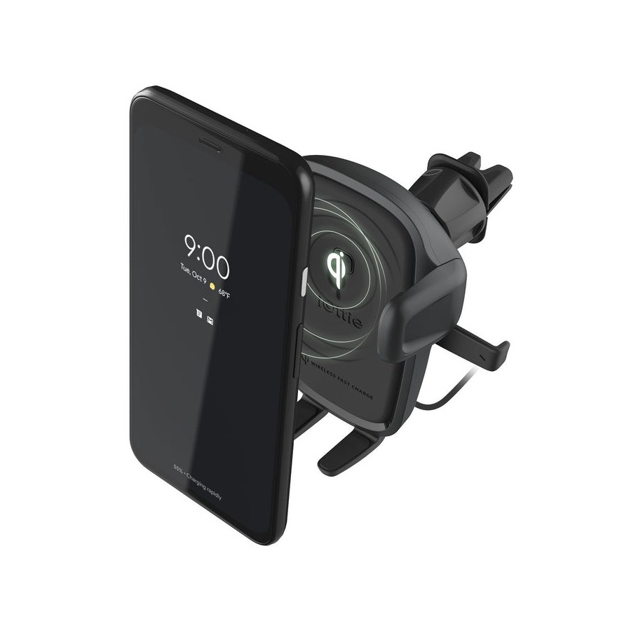 Cargador  iottie easy one touch 2 smartphone negro usb inalámbrico carga rápida auto