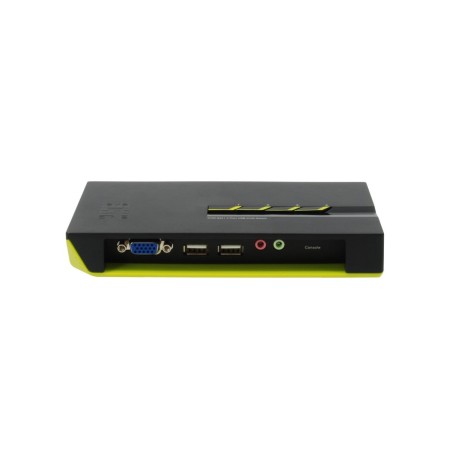 Level one conmutador automatico  sobremesa  v/t/m 1a4 cpus usb con audio cables incluidos