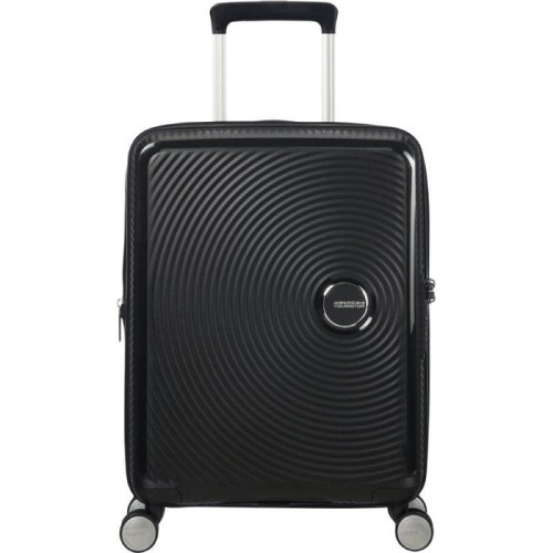Maleta de cabina american tourister soundbox spinner 55cm 55x40x20cm 4 ruedas negro bass