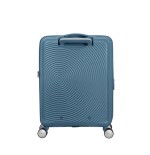 Maleta de cabina american tourister soundbox spinner 55cm 55x40x20cm 4 ruedas azul piedra