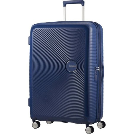 Maleta grande american tourister soundbox spinner 77cm 77x51.5x29.5cm 4 ruedas azul marino
