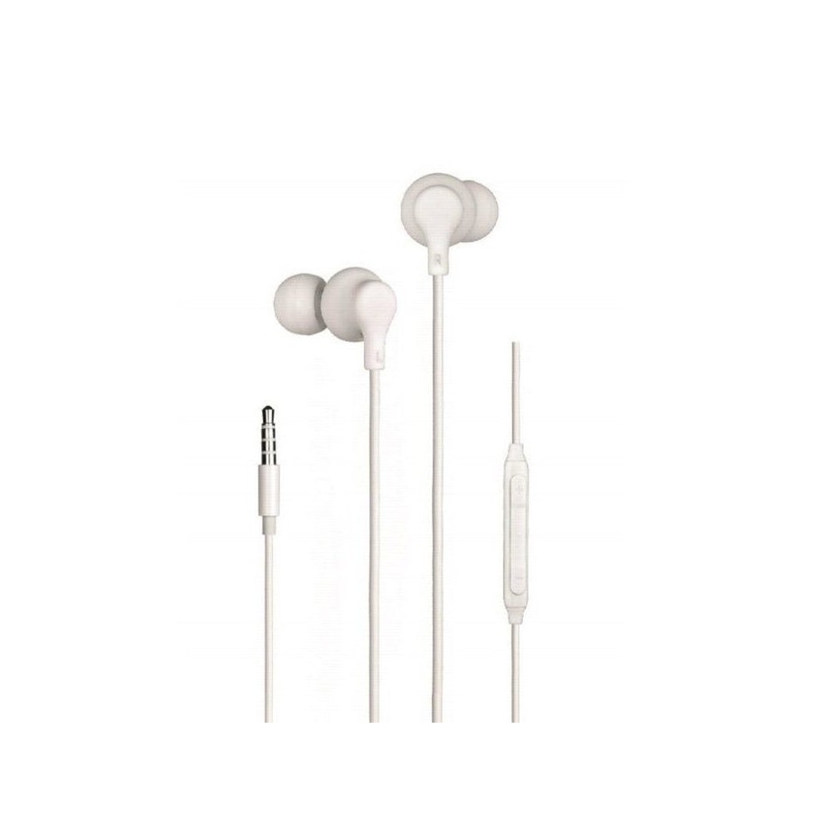 Auriculares intrauditivos daewoo dw2014 con micrófono jack 3.5 blancos