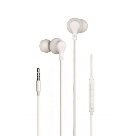 Auriculares intrauditivos daewoo dw2014 con micrófono jack 3.5 blancos