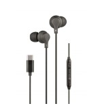 Auriculares intrauditivos daewoo dw2015 con micrófono usb tipo-c negros
